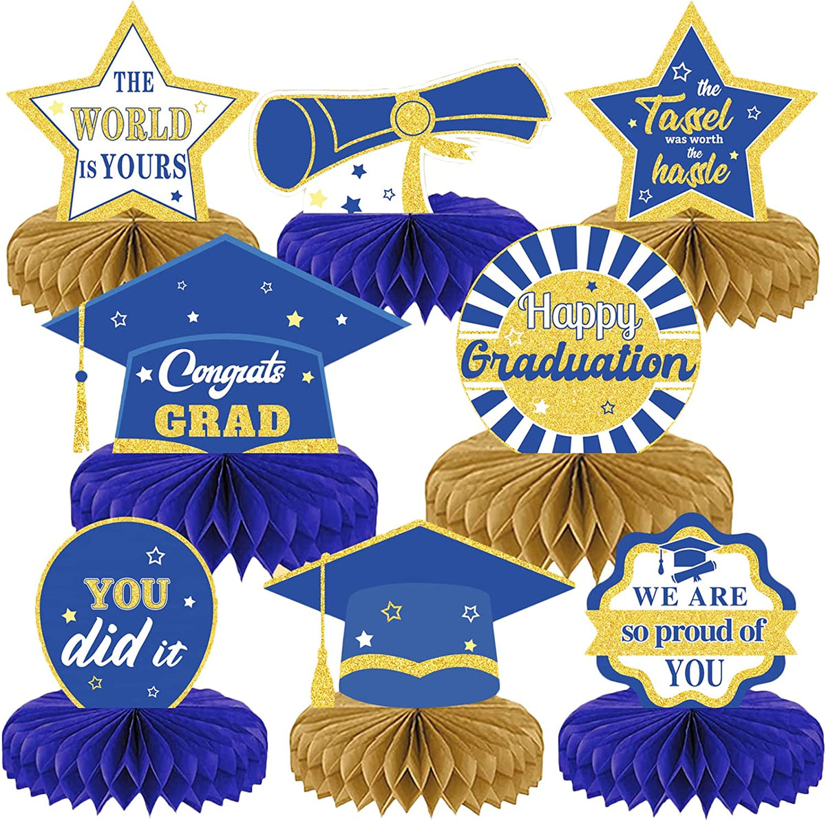 Congrats Grad Table Centerpieces For Class Of 2024 8 Pcs House Of Party Congrats Grad Table Centerpieces For Class Of 2024 8 Pcs House Of Party