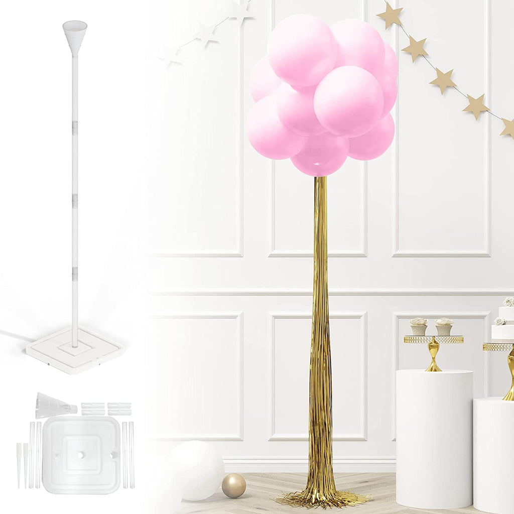 DIY Balloon Topiary Stand - Balloon Holder with Balloons - Pink - House of Party