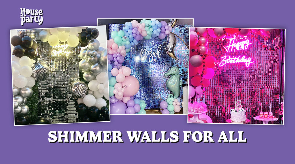 Shimmer wall panels by House of Party  