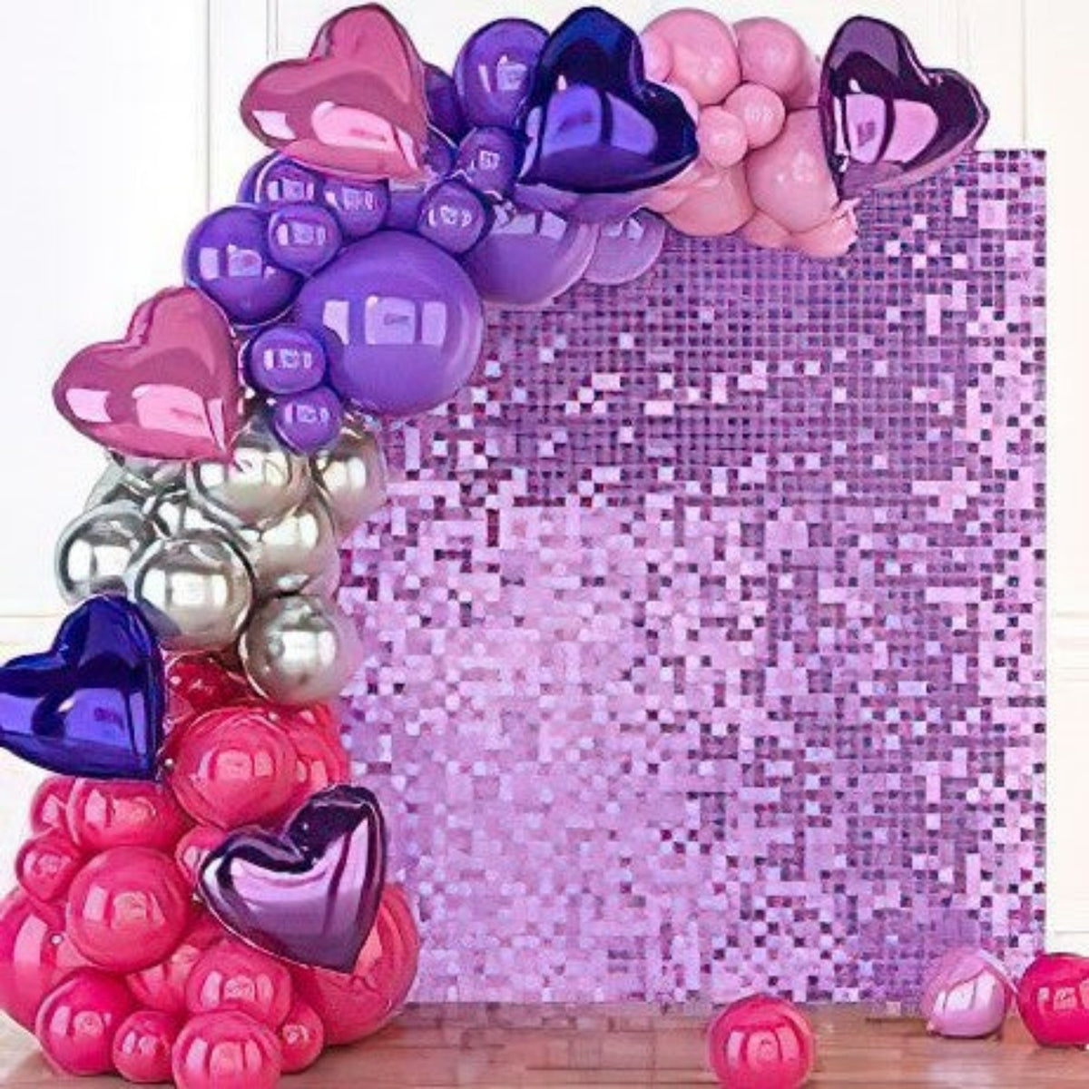 Pink Red & Purple Balloons by House of Party