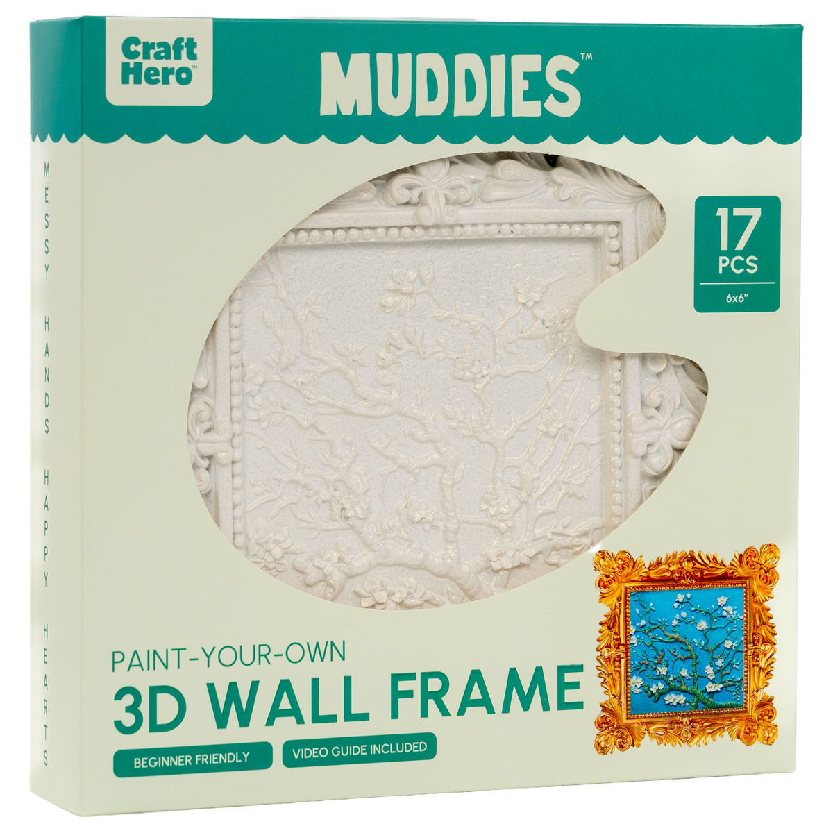 Muddies - 3D Wall Frame - Almond Blossom by House of Party