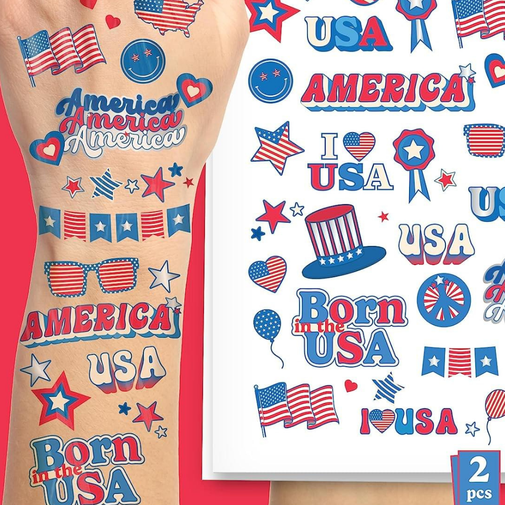 4th of July Tattoos by House of Party