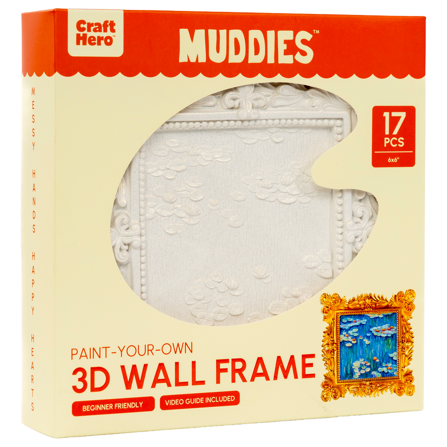 Muddies - 3D Wall Frame - Water Lilies