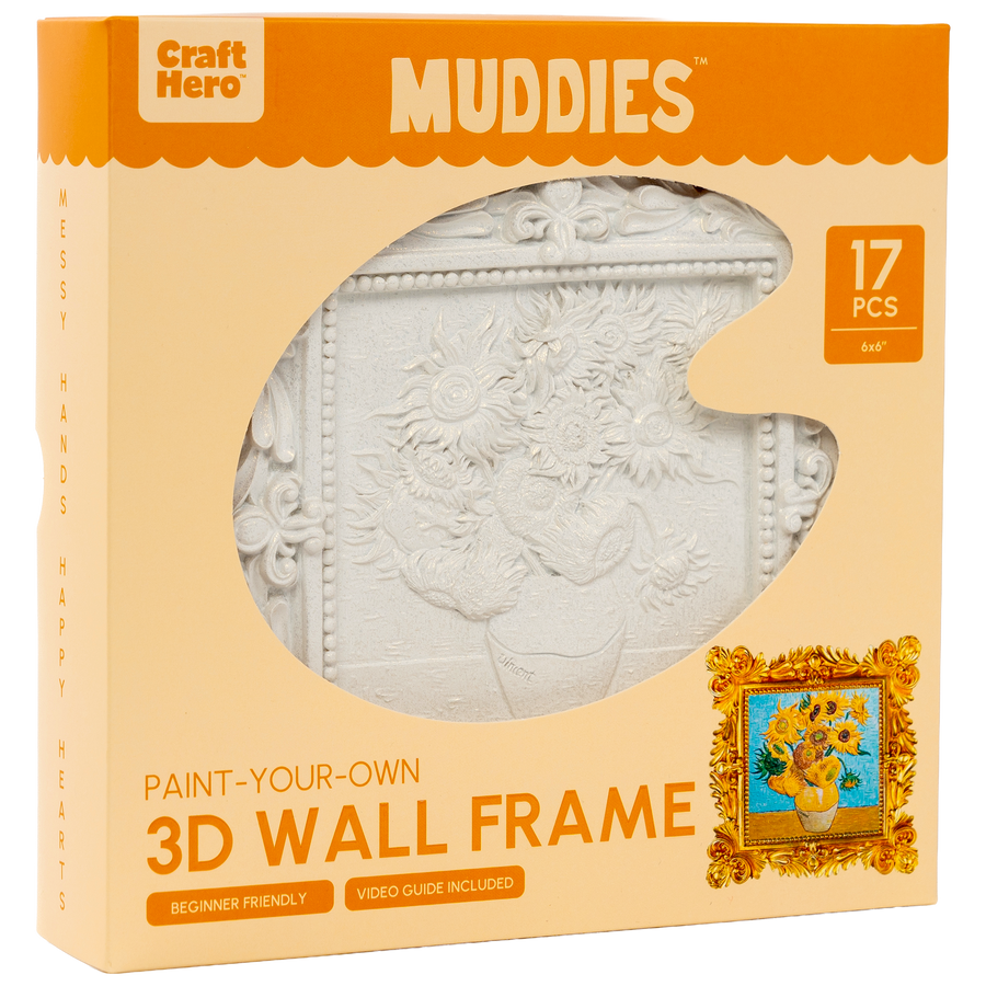 Muddies - 3D Wall Frame - Sunflowers
