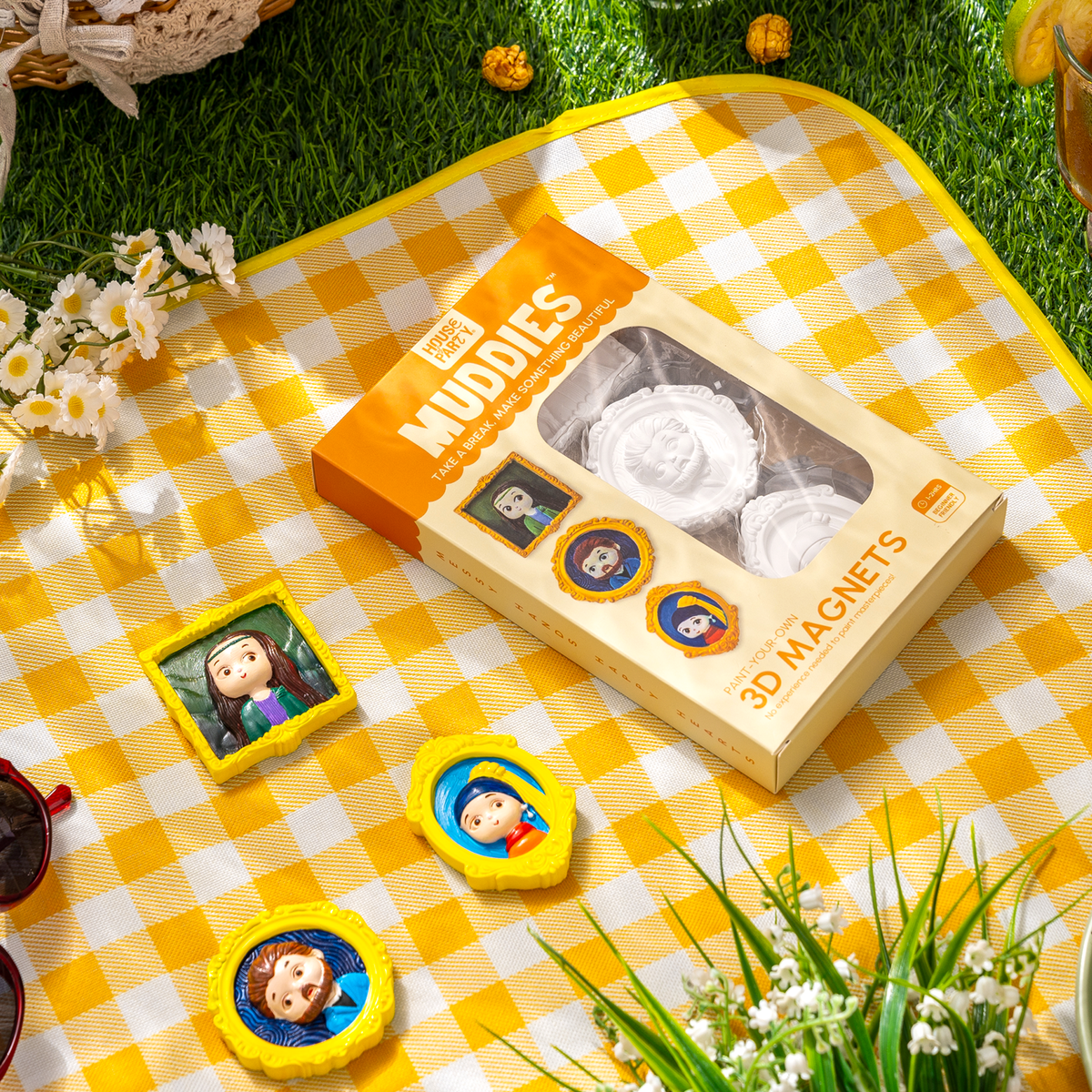 Muddies - 3D Magnets - Iconic Portraits by House of Party