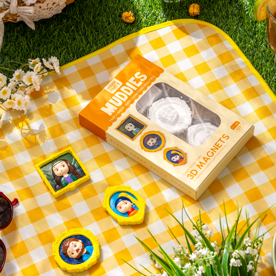 Muddies - 3D Magnets - Iconic Portraits