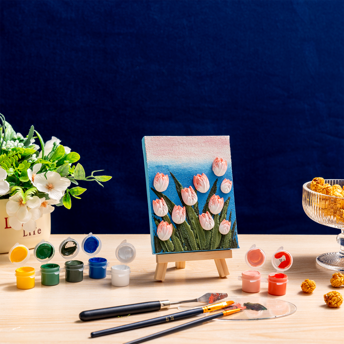 Muddies - 3D Painting - Tiny Tulips by House of Party