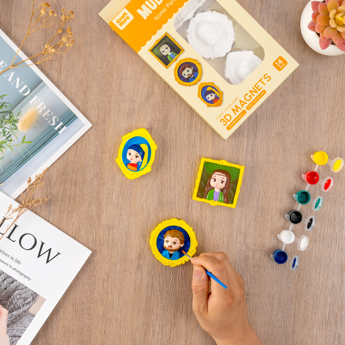 Muddies - 3D Magnets - Iconic Portraits by House of Party