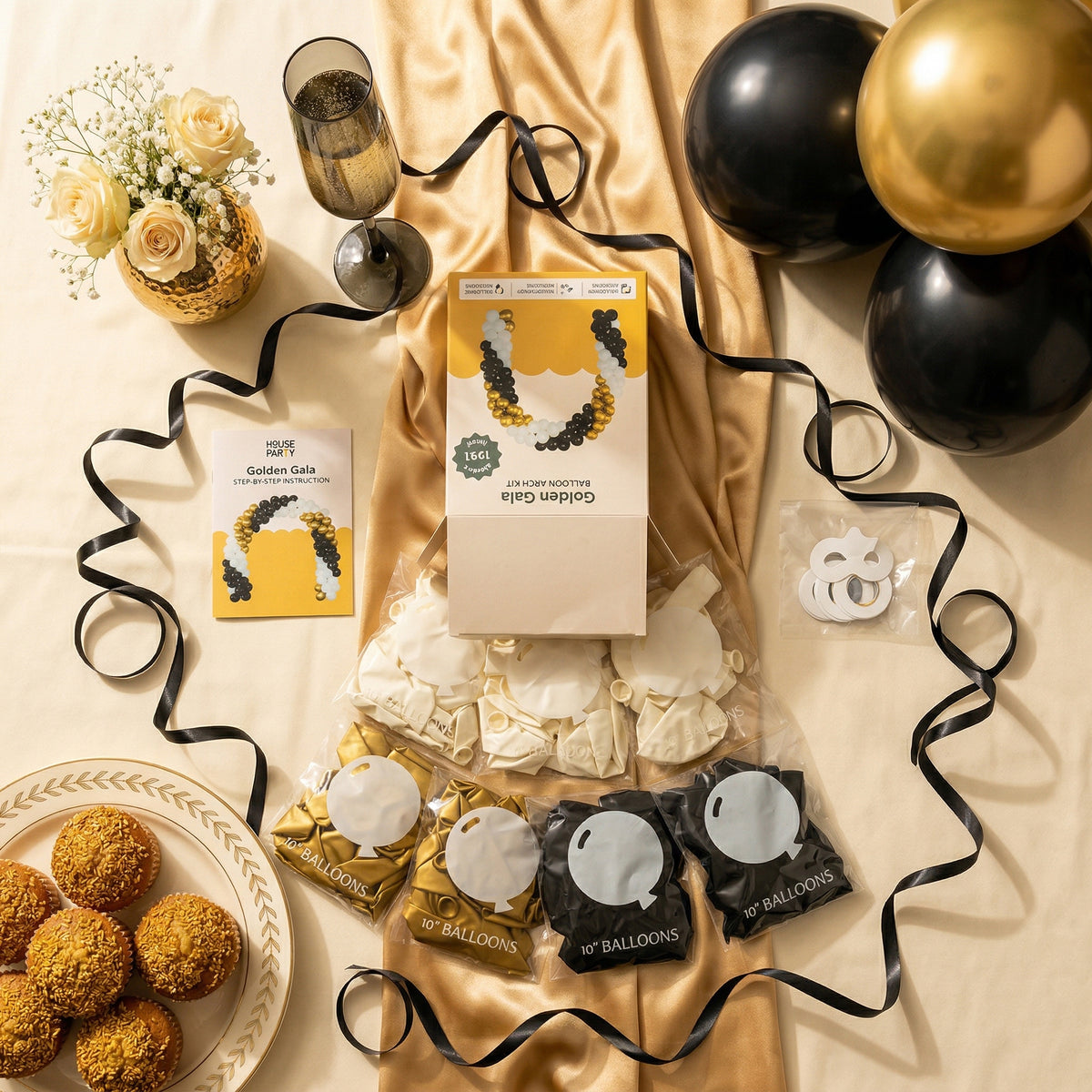 Balloon Creation Kit - Golden Gala