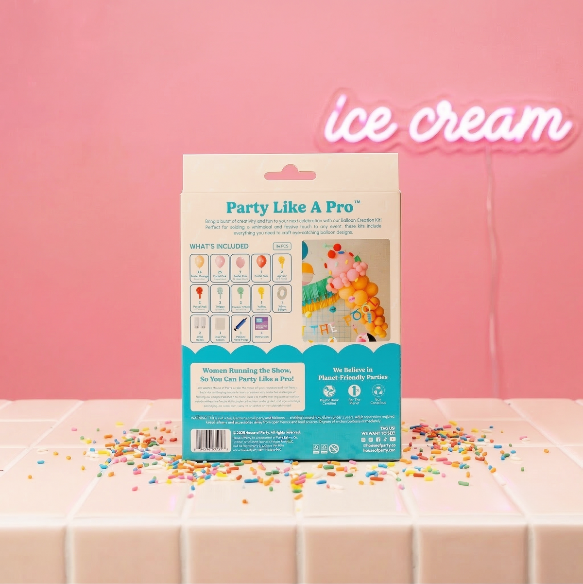 Balloon Creation Kit - Ice Cream Sundae