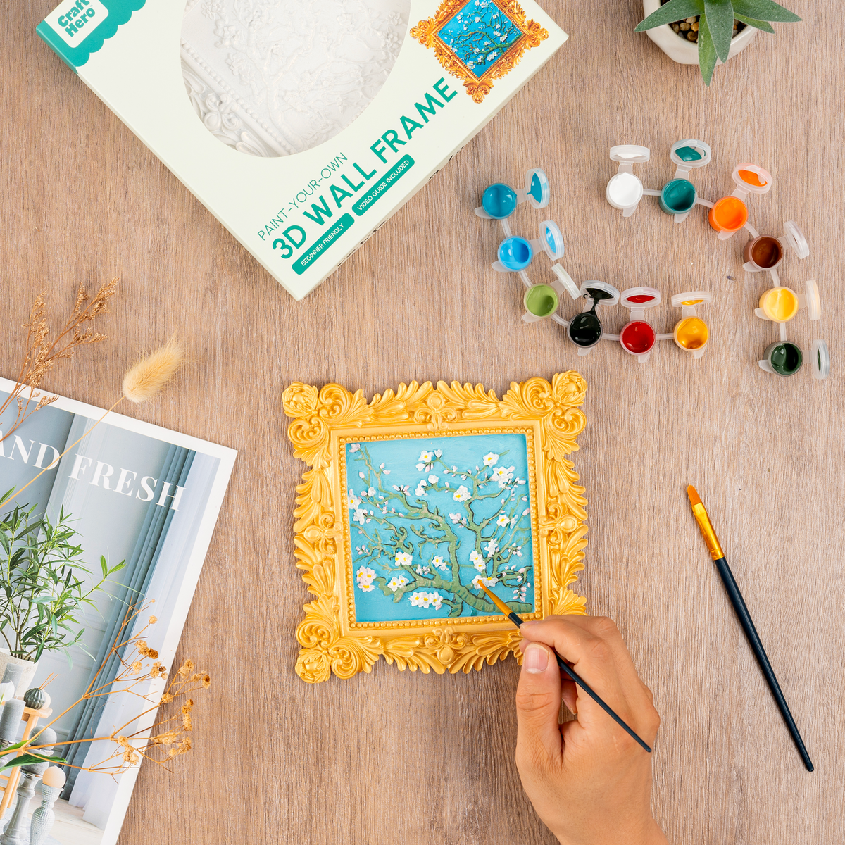 Muddies - 3D Wall Frame - Almond Blossom by House of Party