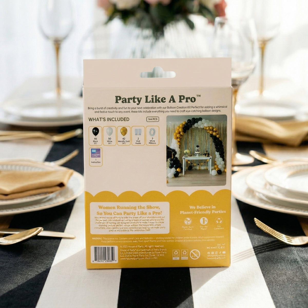 Balloon Creation Kit - Golden Gala
