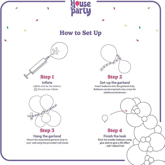 How to assemble our Balloon Garland Kits 