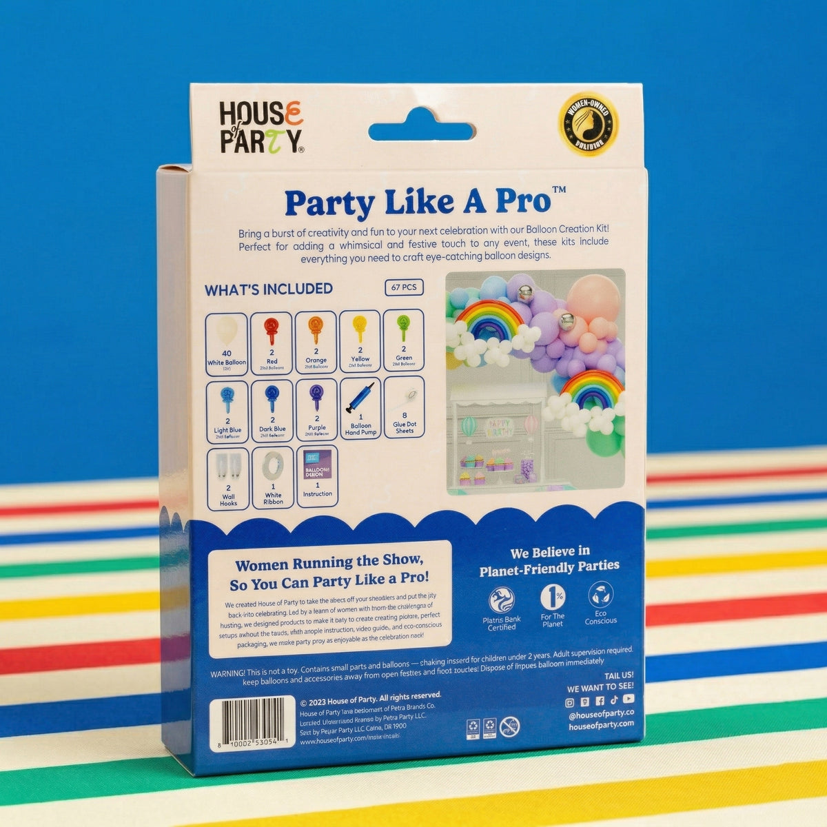 Balloon Creation Kit - Magical Rainbows