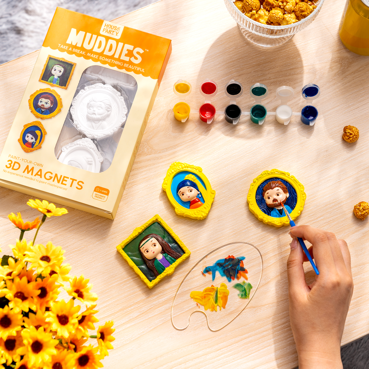 Muddies - 3D Magnets - Iconic Portraits by House of Party