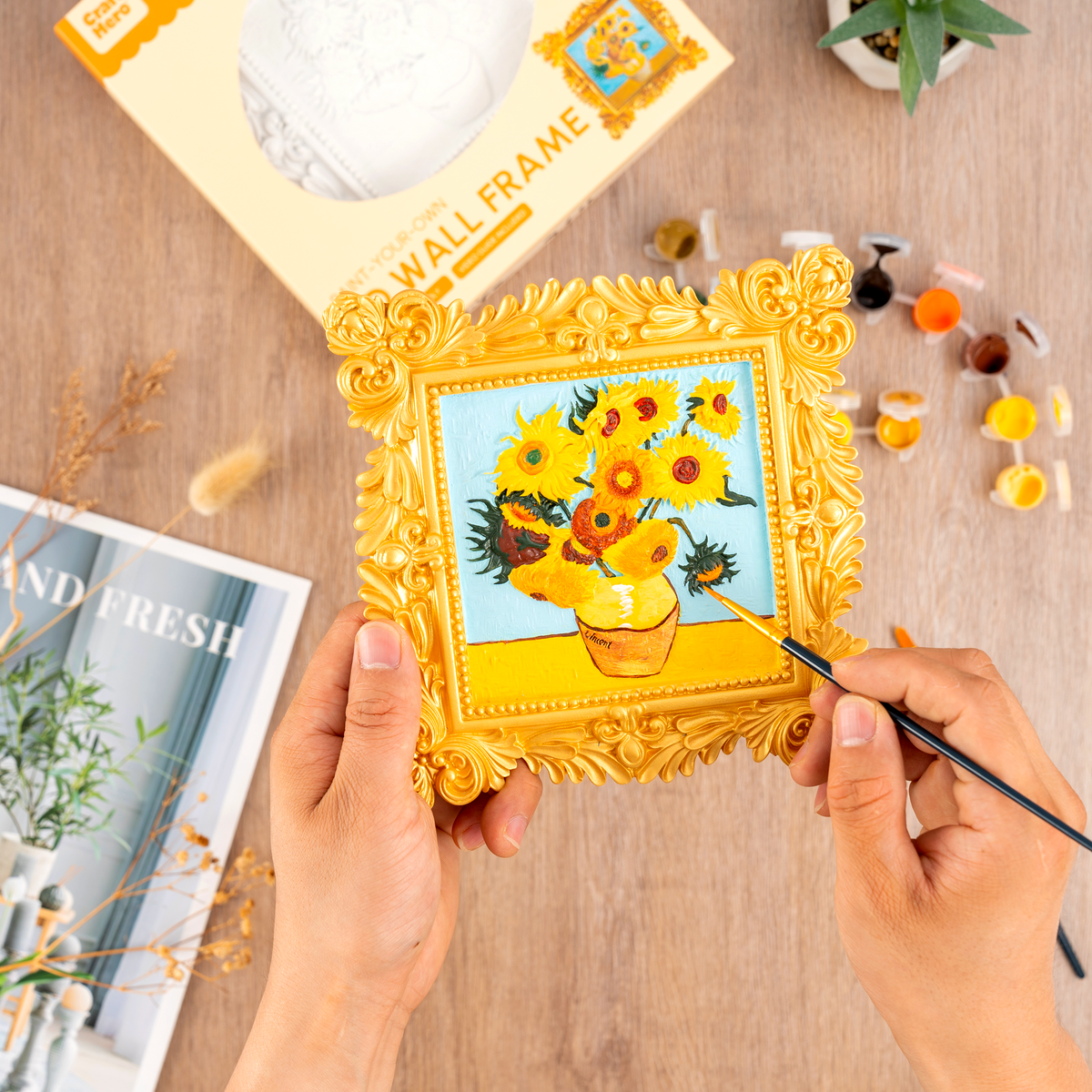 Muddies - 3D Wall Frame - Sunflowers by House of Party
