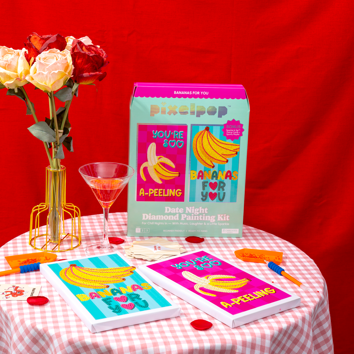 PixelPop - Date Night Kit - Bananas For You by House of Party