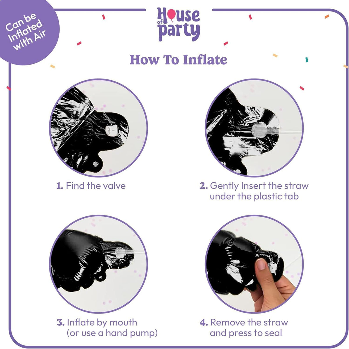 Happy Birthday Foil Balloons by House of Party