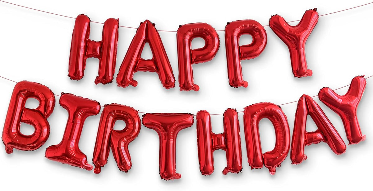 Happy Birthday Foil Balloons by House of Party