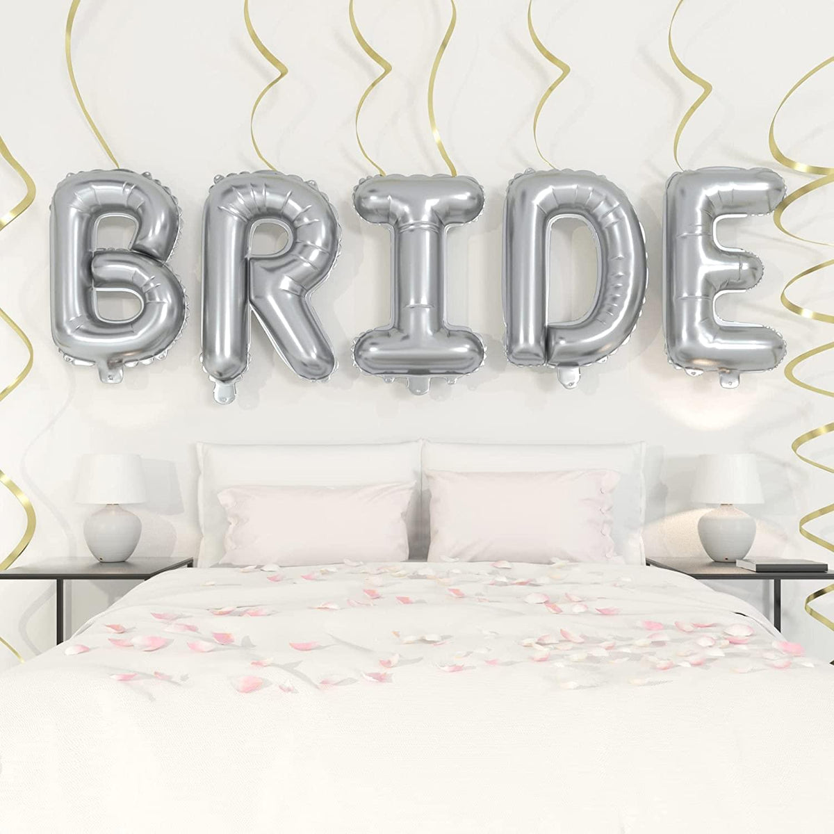 Bride Balloons - Silver (40 Inch) by House of Party