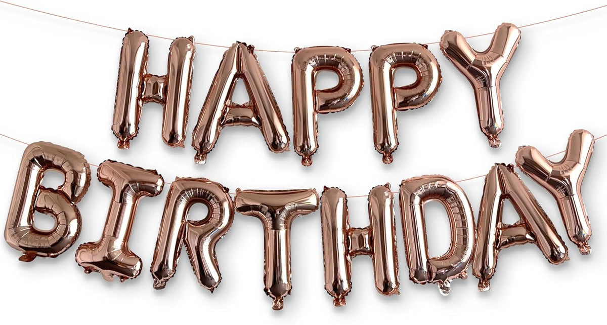 Happy Birthday Foil Balloons by House of Party