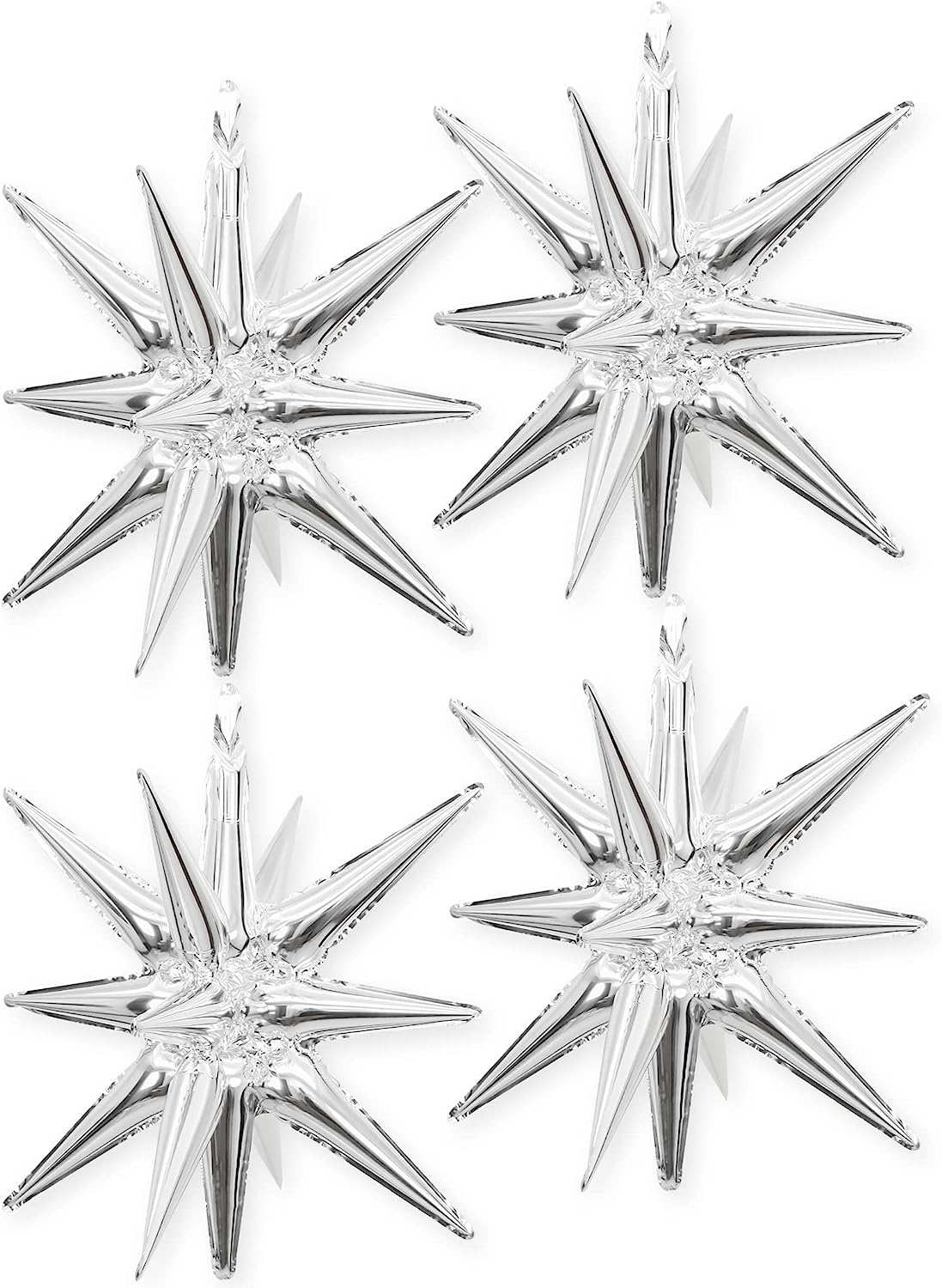 Silver Starburst Balloon by House of Party