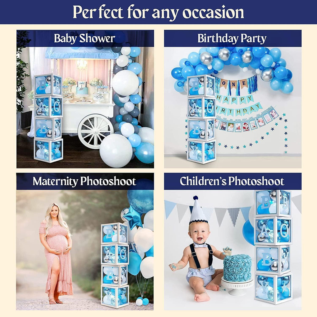 Baby Shower Boxes Party Decorations by House of Party