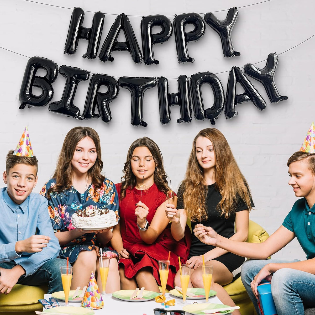 Happy Birthday Foil Balloons by House of Party