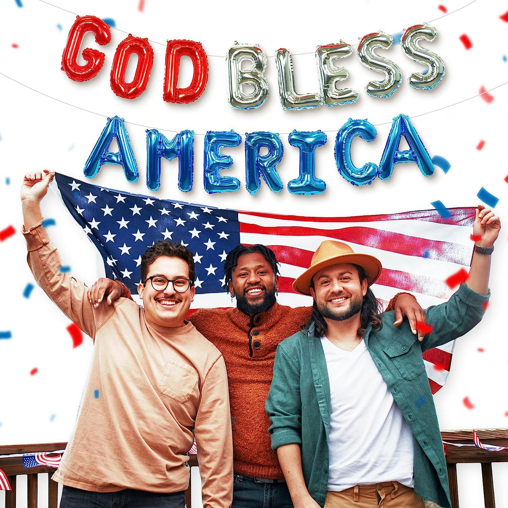 God Bless America Foil Balloon by House of Party