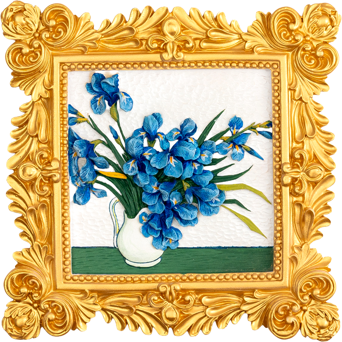 Muddies - 3D Wall Frame - Blue Iris by House of Party