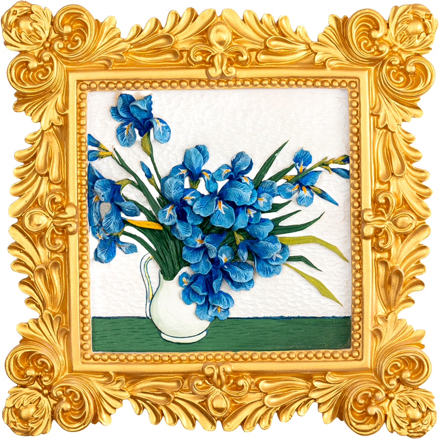 Muddies - 3D Wall Frame - Blue Iris