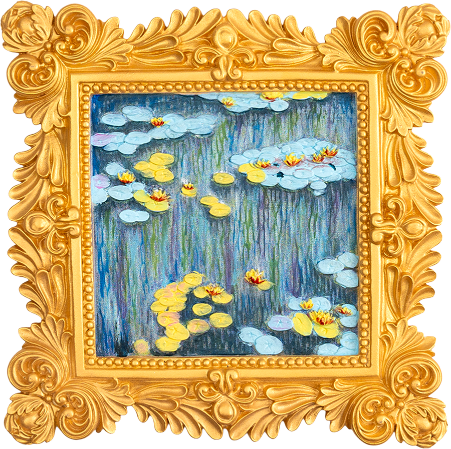 Muddies - 3D Wall Frame - Water Lilies