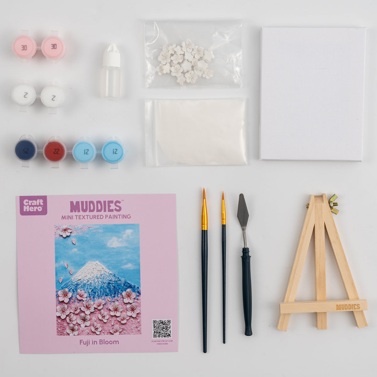 Muddies - 3D Art Painting - Fuji in Bloom by House of Party