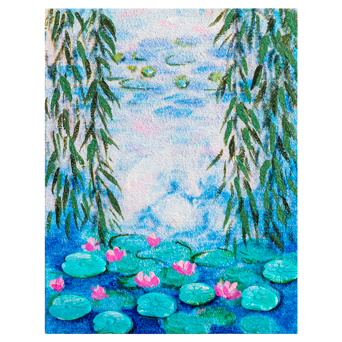 Monet's Water Lilies I enlarged photo