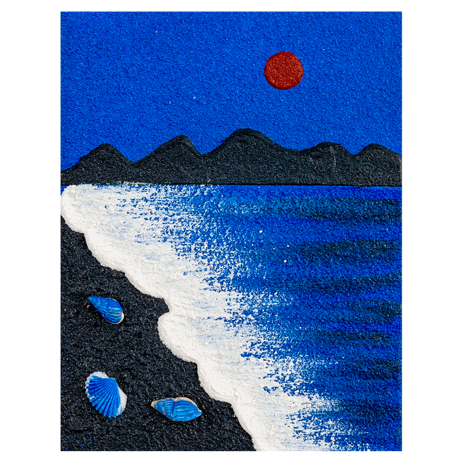 Muddies - 3D Painting - Moonlit Coast