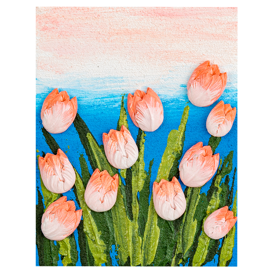 Muddies - 3D Painting - Tiny Tulips