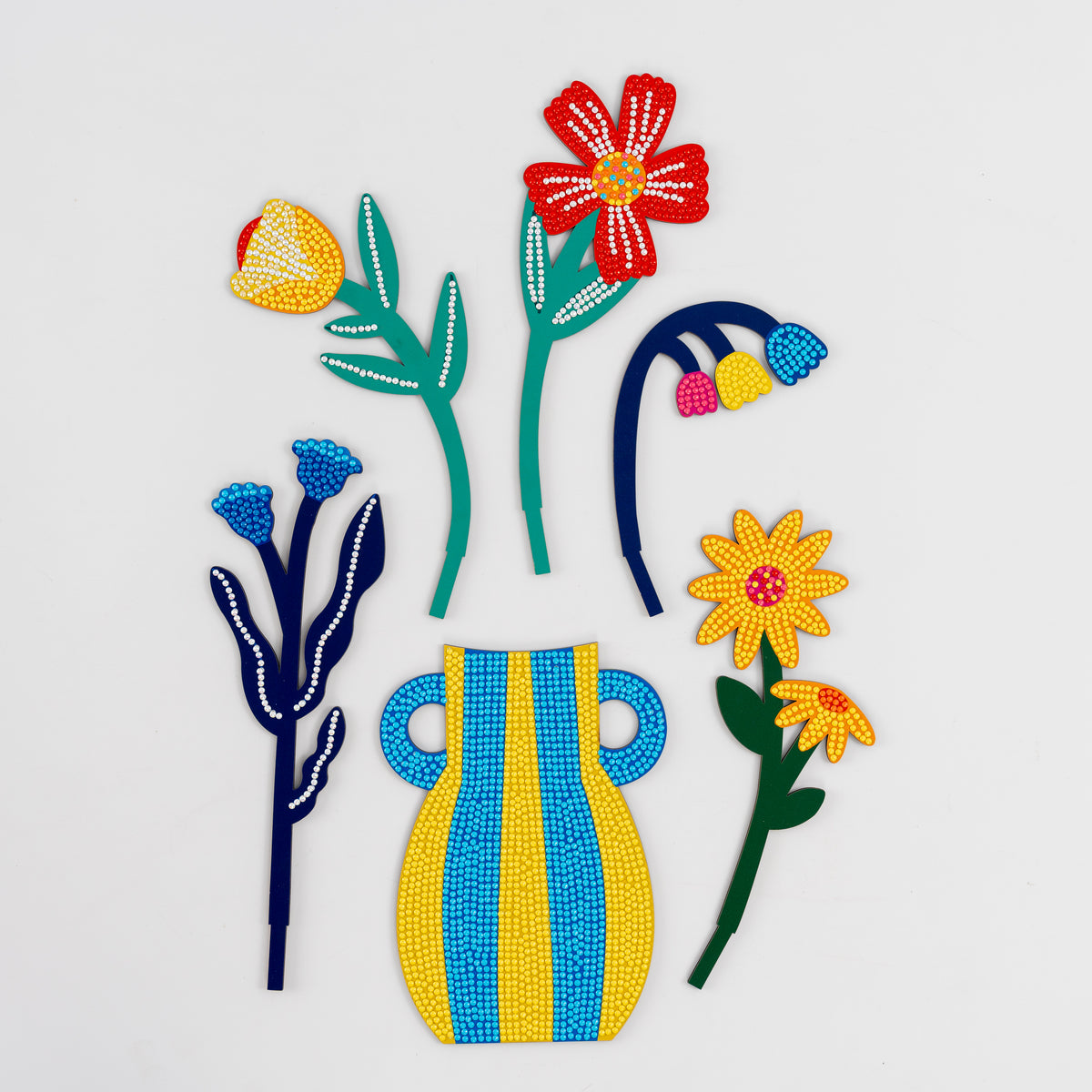 PixelPop 3D Art Displays - Capri Bloom by House of Party