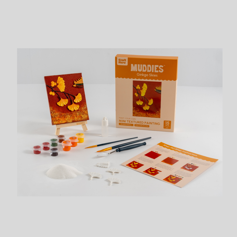 Muddies - 3D Painting - Ginkgo Skies by House of Party
