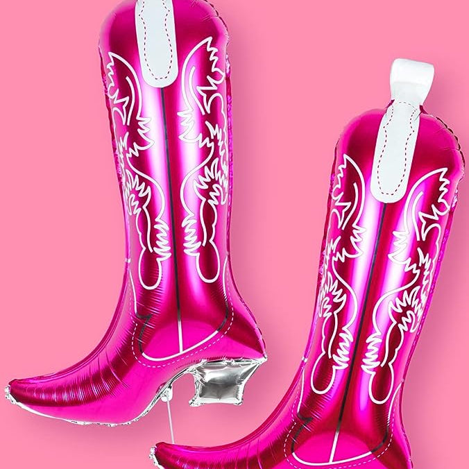 Cow Girl Boot Balloons by House of Party