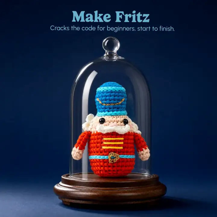 Craft Hero Threadies - Crochet Learning Kit - Fritz the Nutcracker