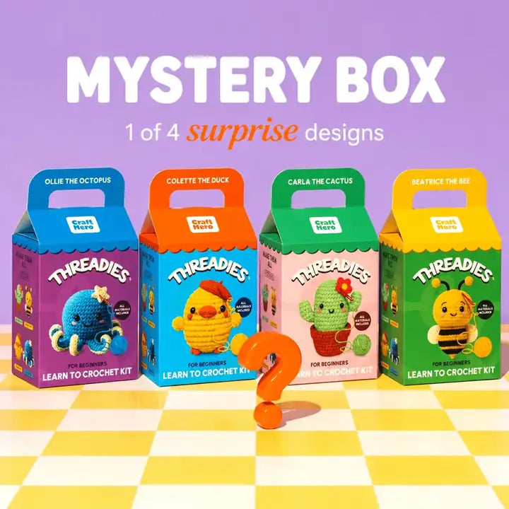 Craft Hero Threadies - Crochet Learning Kit - Mystery Box