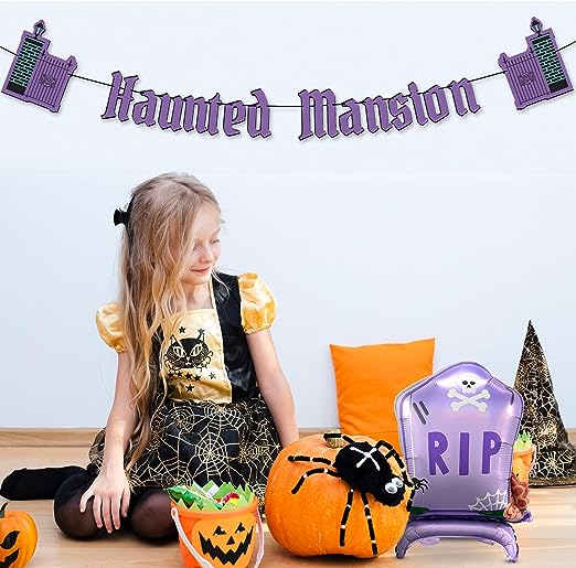 Haunted Mansion + Gravestone Foil Balloon