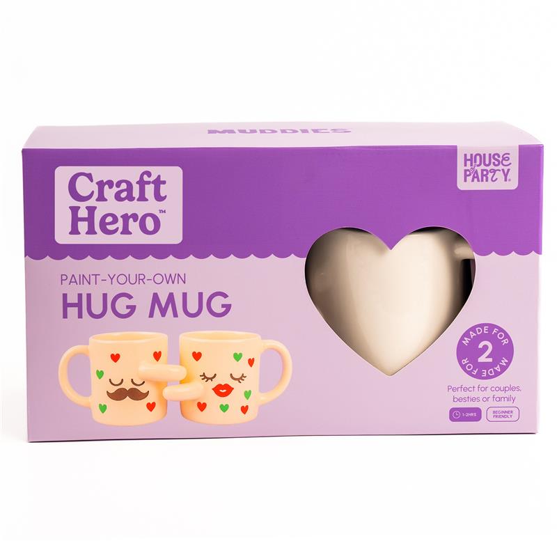 Craft Hero™ - Customizable Hug Mug Set – Perfect for Couples, Besties, and Family
