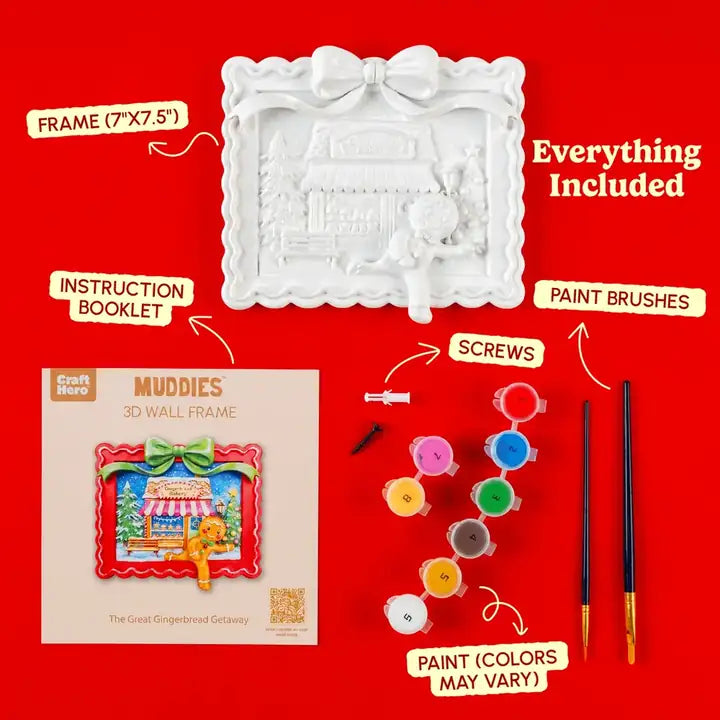 Muddies - 3D Wall Frame - The Great Gingerbread Getaway
