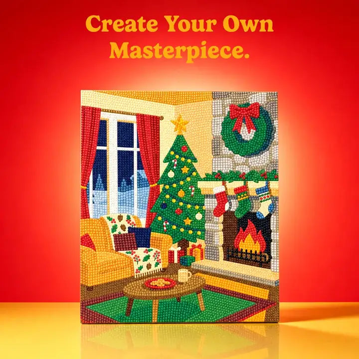 PixelPop - Diamond Art Painting Kit - Cozy Christmas