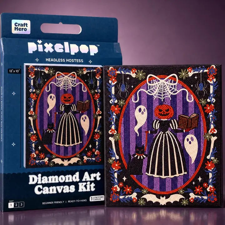 PixelPop - Diamond Art Canvas Kit - Headless Hostess