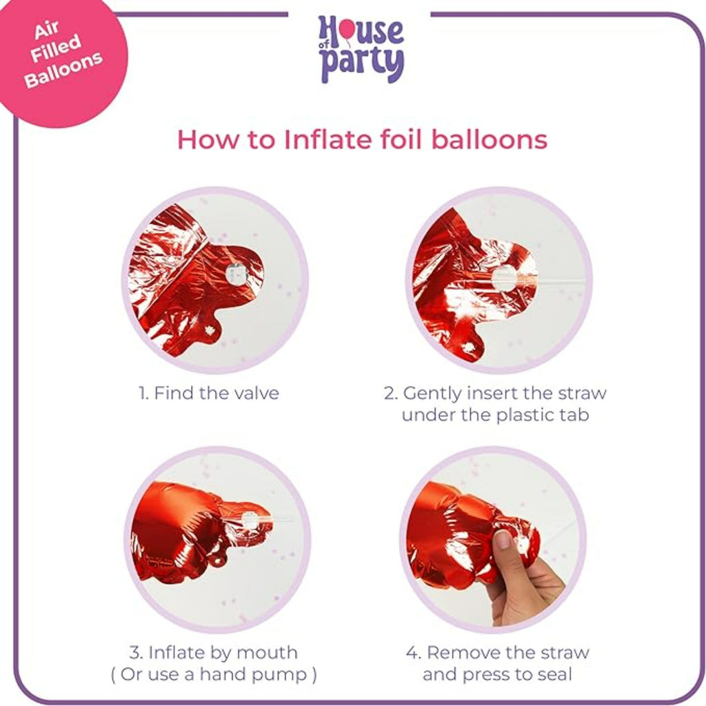 how to inflate foil balloons