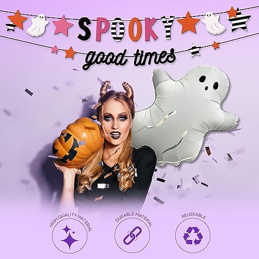 Spooky + Ghost Foil Balloon