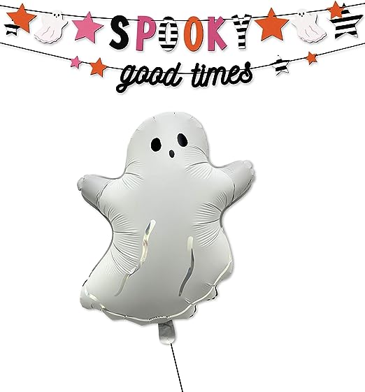 Spooky + Ghost Foil Balloon