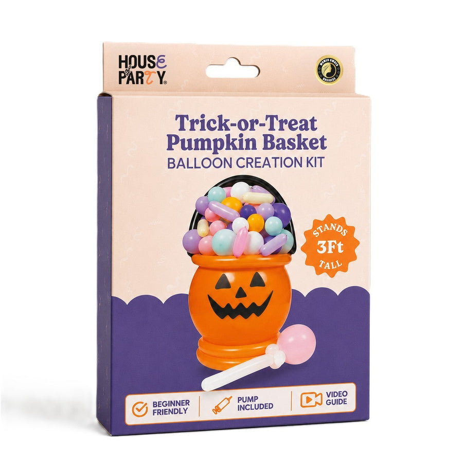Balloon Creation Kit - Trick-or-Treat Pumpkin Basket